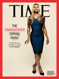 Cover of TIME Magazine, May 2014 featuring Laverne Cox. 